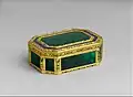 French, Paris; Snuffbox; Metalwork-Gold and Platinum.