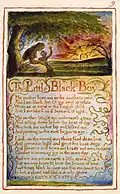 Songs of Innocence and of Experience, copy AA, 1826 (The Fitzwilliam Museum) object 9 The Little Black Boy