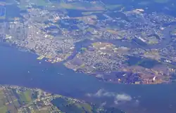 Aerial view of Sorel-Tracy