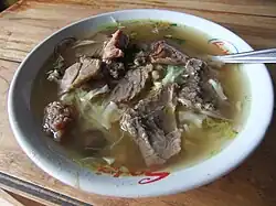 Soto sapi, beef soto from Yogyakarta