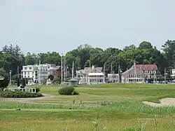 Southport Harbor seen from neighboring Sasco Hill