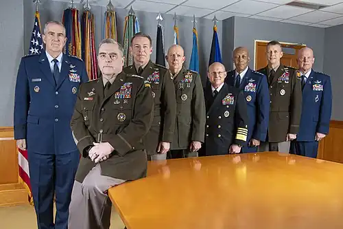 The Joint Chiefs of Staff in 2020.