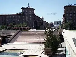 The entrance to the station