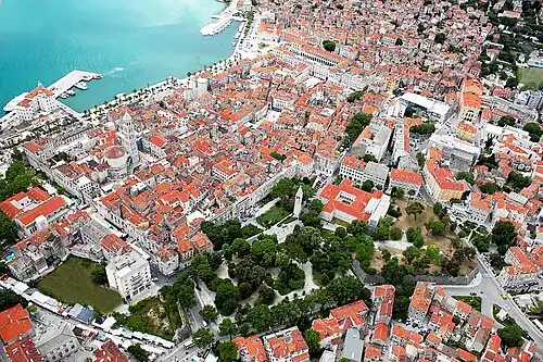 The Palace of the Emperor Diocletian in Split