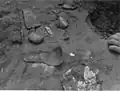 Spoonville archaeological site - 1969 excavation, copper, fint, and mica artifacts
