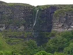 Sruth in Aghaidh an Aird, Ireland's tallest waterfall