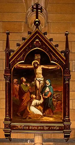 Crucifixion from the Stations of the Cross by L. Chovet