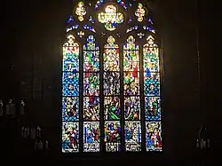 Stained glass diorama