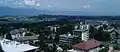 View of the Acacias area and the hospital. In the background, the Geneva countryside and the Jura mountain range.