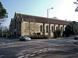 As seen from St Aldhelm's Road.