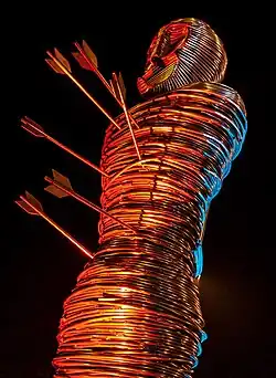 photograph of sculpture of Edmund