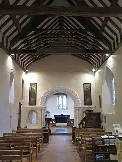 Interior of St Lawrence's Church, North Hinksey