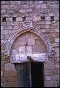 Saint Nicholas of the Cats, door of the church as it stood in 1973