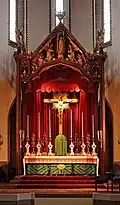 Altar with ciborium