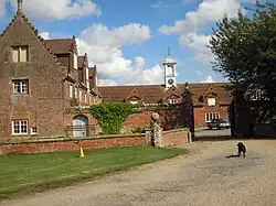 The stable block and coach house designed by John Adey Repton in 1805.