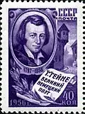 A 1956 Soviet stamp commemorating the 100th anniversary of Heine's death