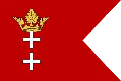 State Ensign of the Free City of Danzig Dienstflagge (1920–1939)