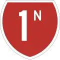 State Highway 1N marker