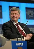 Rt. Hon. Stephen Harper PC MP, 22nd Prime Minister of Canada. (BA in Economics, 1985; MA in Economics, 1991)