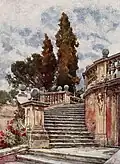 Alberto Pisa – Steps of Church of Santi Domenico e Sisto