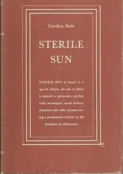 Book jacket cover of Sterile Sun (1938)
