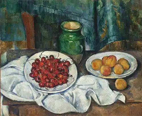 Still Life with Cherries and Peaches 1885–87 Los Angeles County Museum of Art