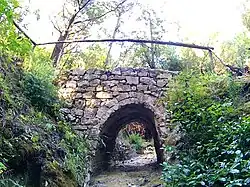 One of the old stone bridges of Othonoi