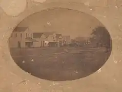 A street in Claiborne during the 1850s