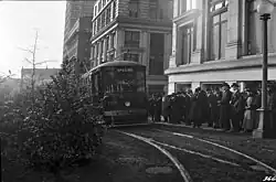 Streetcar in Seattle, 1918