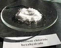 Strontium chloride hexahydrate