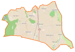 Location of Gmina Subkowy