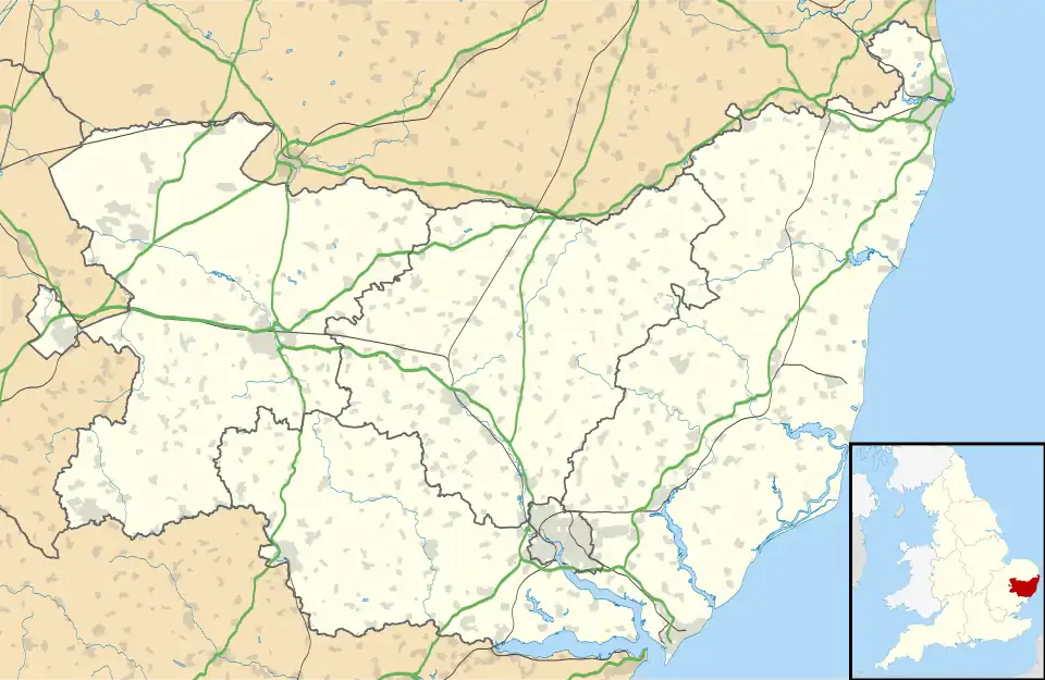 Wetherden is located in Suffolk
