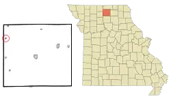 Location of Harris, Missouri