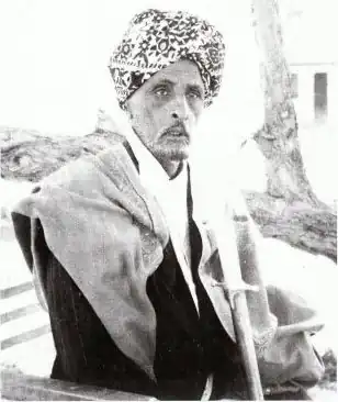 Sultan Mohamoud Ali Shire of the Somali Warsangali clan wearing a turban (1905).