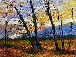 Sunset, 1984, Oil on canvas