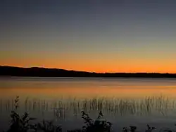 Sunset over Upper Herring Lake