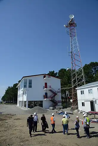 Georgian coast guard facility in Supsa