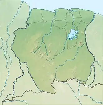 Courantyne River is located in Suriname
