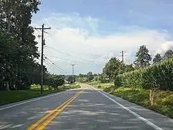 Susquehanna Trail northbound entering Hametown