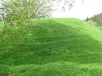 Sycharth, Motte from the south.