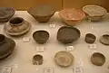 Excavated artifacts from Shoryuji Castle