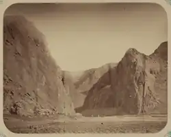 Photograph of Ilan Uti gorge from Turkestan Album