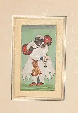 The Musician Naubat Khan Playing a Rudra Vina, Circa 1580-1600, Sotheby's auctions.