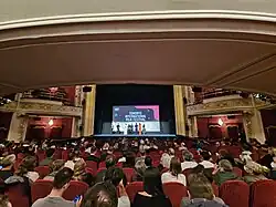 The Q&A with the cast of Mother and Bear movie premier at the Royal Alexandra Theatre, TIFF 2024.