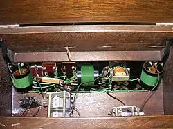 Typical Tuned Radio Frequency receiver component layout