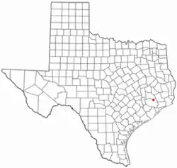 Location in the state of Texas
