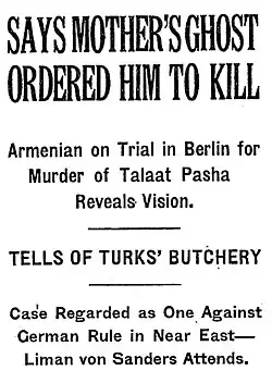 New York Times page covering the trial