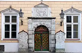 House of the Blackheads, Tallinn (façade by Arent Passer) (1597)
