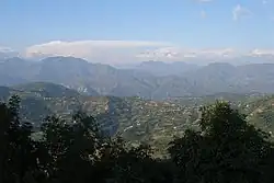 View of Lesser Himalaya Range