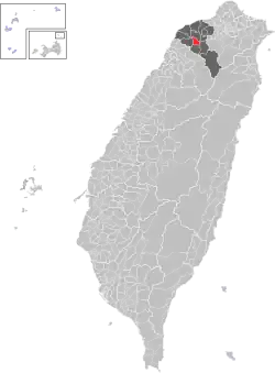 Location of Pingzhen